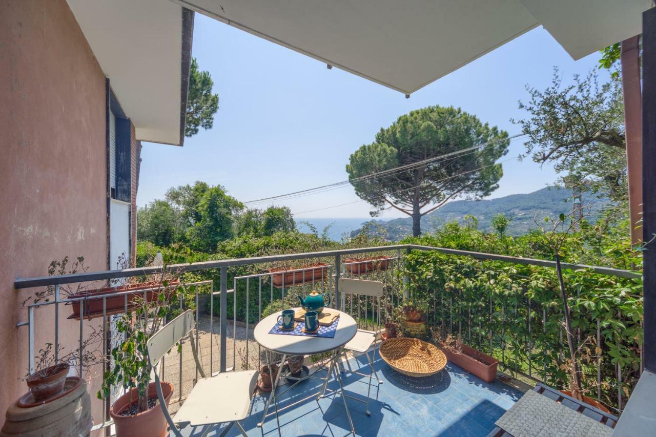 Casa Anna Sea View, Pool, Parking & Wifi Apartamento Rapallo Exterior foto